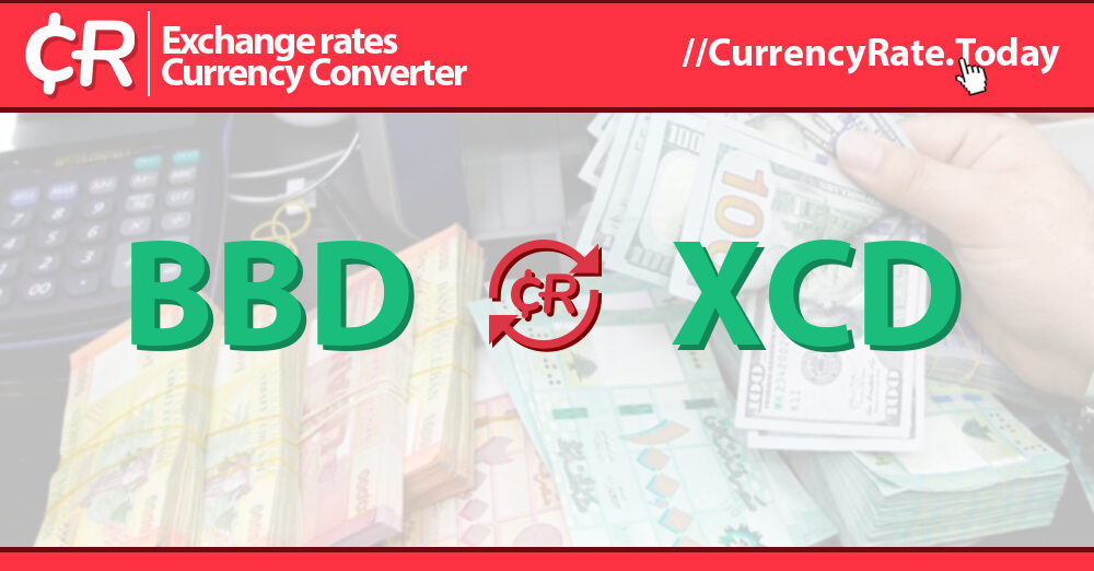 Live Barbados Dollar To Eastern Caribbean Dollar Exchange Rate 1 