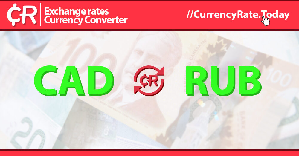 600 Canadian Dollars CAD To Russian Rubles RUB Currency Converter