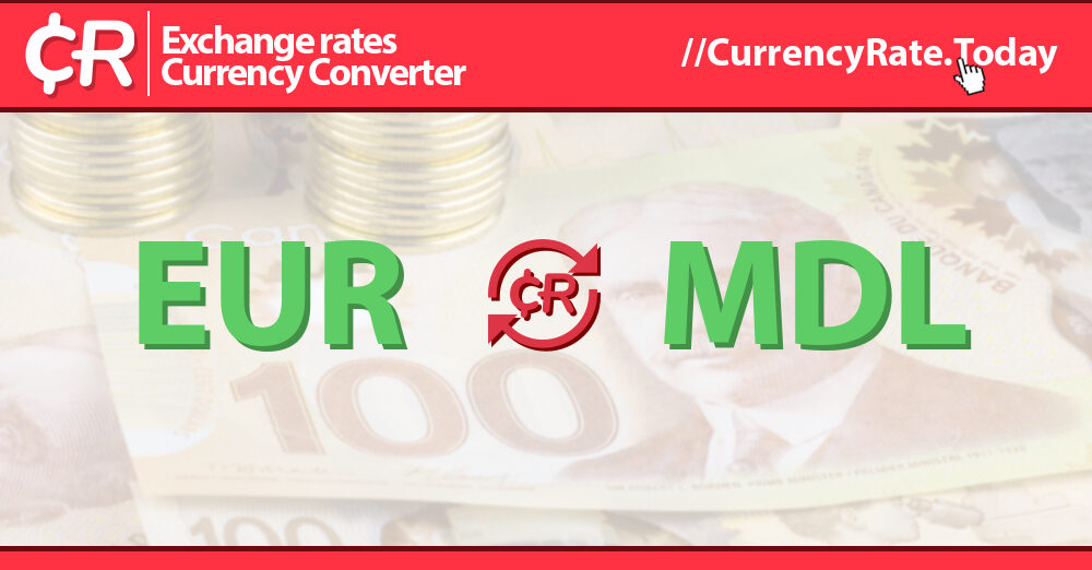 Live Euro To Moldovan Lei Exchange Rate 1 EUR MDL Today
