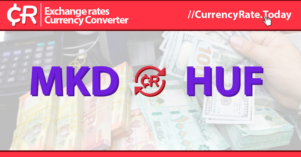 245 Denai (MKD) to Forints (HUF) Currency Converter