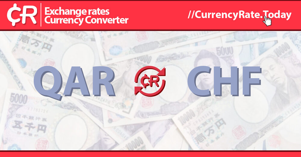 795 Riyals (QAR) to Swiss Francs (CHF) Currency Converter