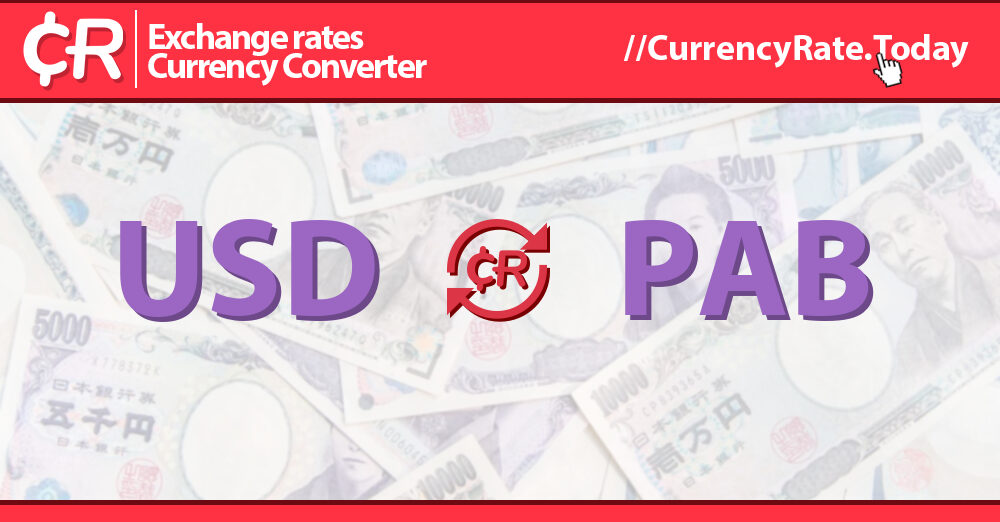 60 US Dollars (USD) to Balboas (PAB) Currency Converter